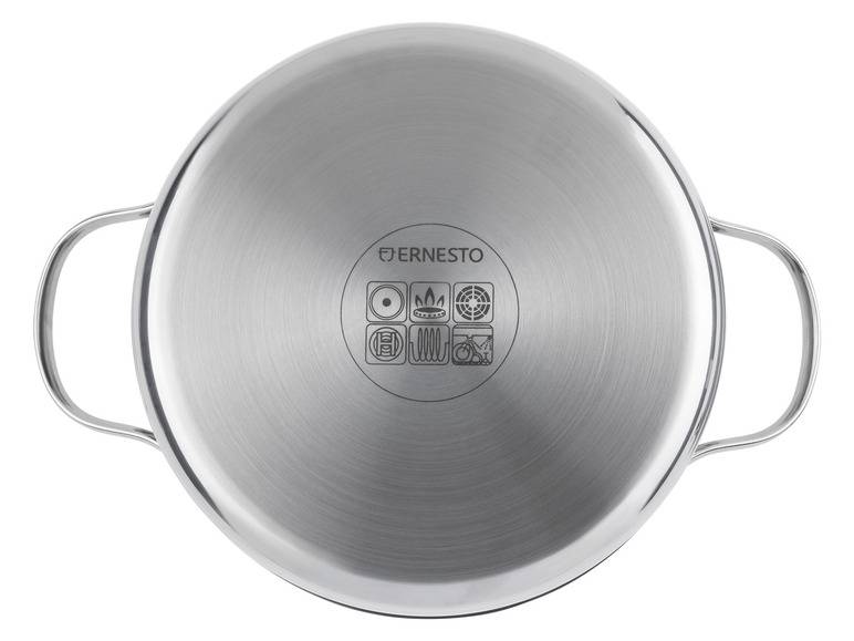 ERNESTO® Edelstahl-Topf, mit Deckel, Ø 20 cm Bis zu 55% Rabatt