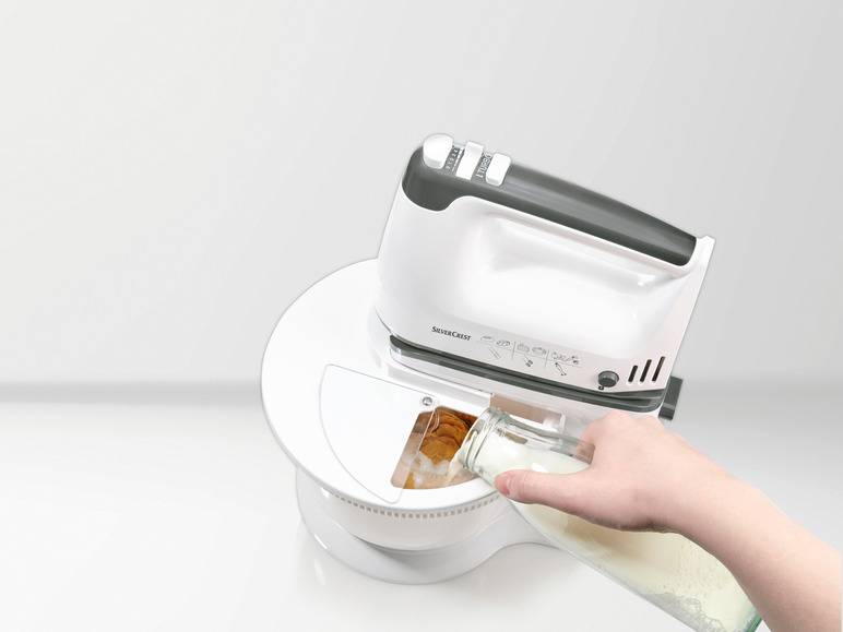 SILVERCREST® KITCHEN TOOLS Handmixer SHMS 300 C2 mit Schüssel und Spritzschutz 50% Rabatt mit kostenlosem Versand