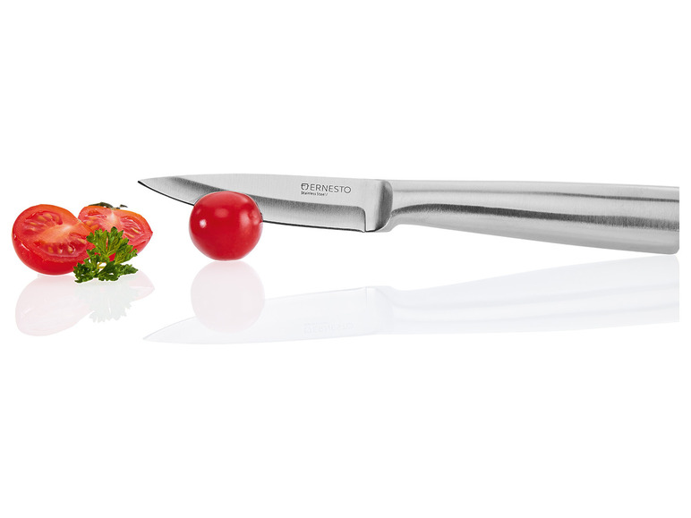 ERNESTO® Messer mit Bambus-Griff, Edelstahl-Griff Clearance-Verkauf