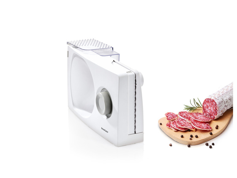 SILVERCREST® KITCHEN TOOLS Elektrischer Allesschneider »SAS 100 A1«, klappbar zollfrei