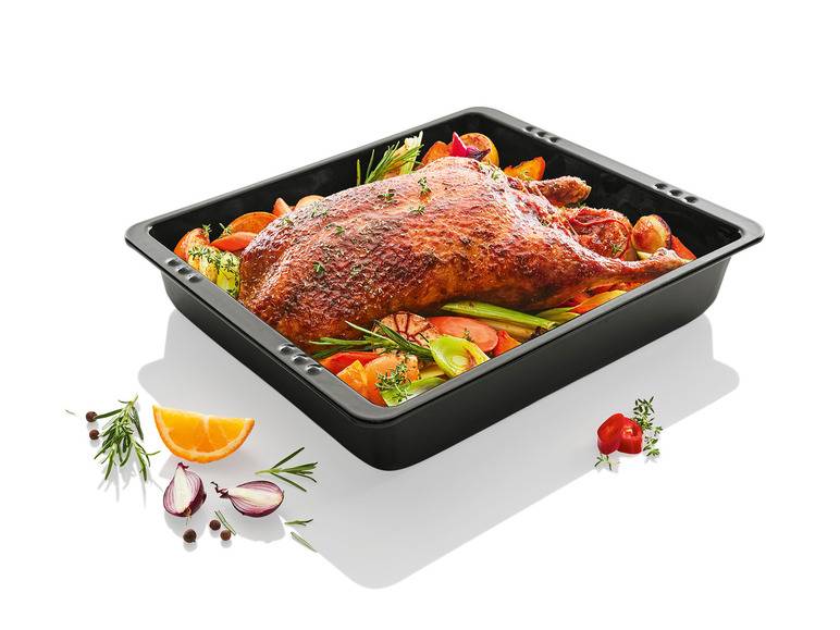 ERNESTO® Emaille-Brat-und-Auflaufform, extrahoher Rand Rabatte dieses Monats