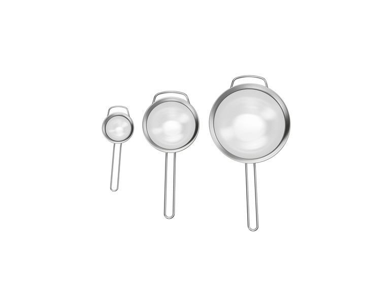 ERNESTO® Edelstahl-Küchensieb-Set, 3 Stück Günstiger Verkauf