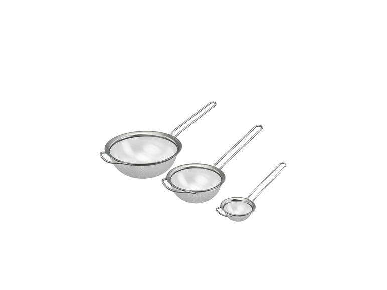 ERNESTO® Edelstahl-Küchensieb-Set, 3 Stück Günstiger Verkauf