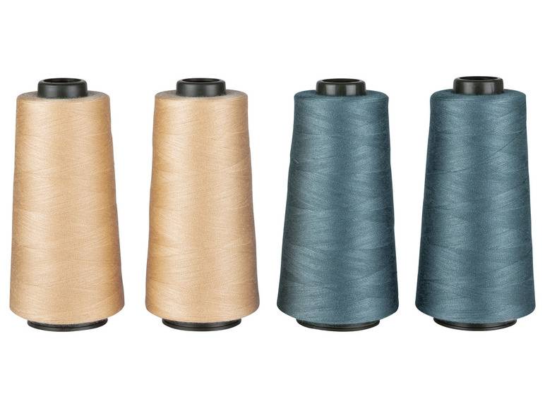 crelando® Overlock Nähgarnspule 2.500m 4er Blitzverkäufe