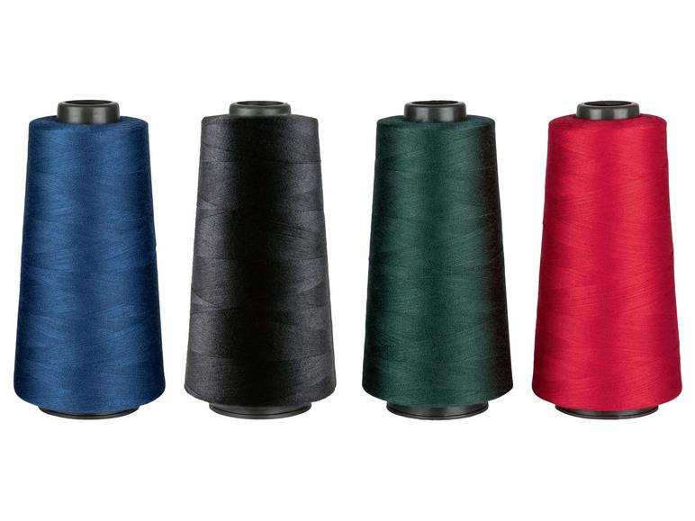 crelando® Overlock Nähgarnspule 2.500m 4er Blitzverkäufe
