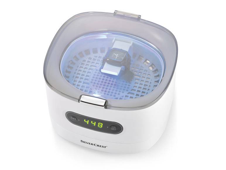 SILVERCREST® Ultraschall-Reinigungsgerät »SUR 48 D5«, weiß Neueste Mode
