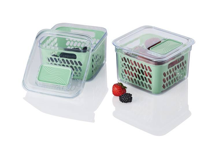 ERNESTO® Kühlschrankaufbewahrung Frischebox, mit Frischeventil Tägliche Deals