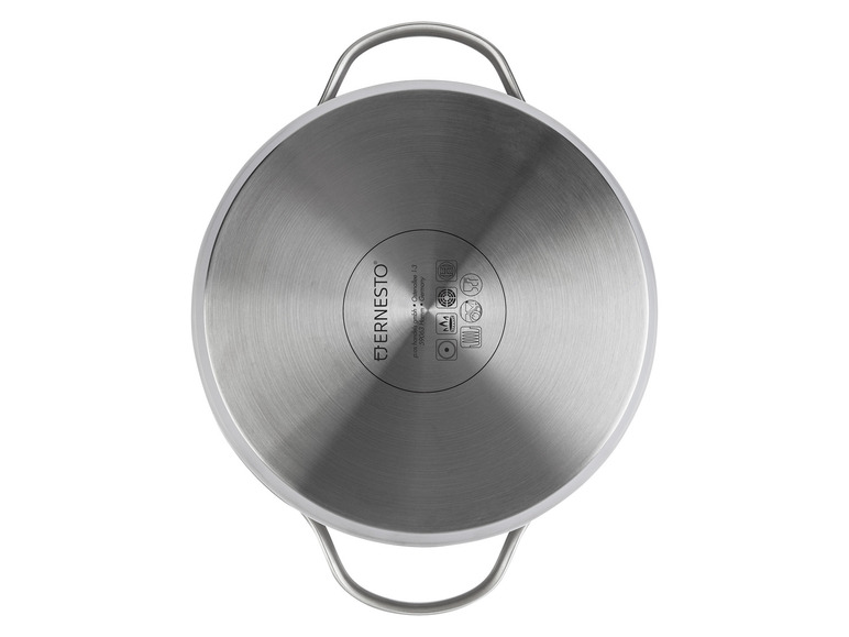 ERNESTO® Topfset Edelstahl, 6-tlg, mit Glasdeckel Wochenangebot