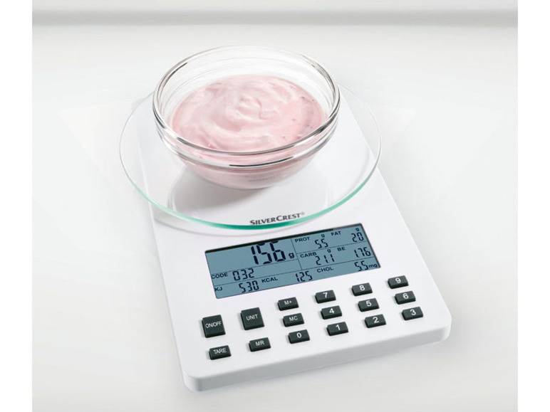 SILVERCREST® KITCHEN TOOLS Nährwert-Analysewaage fit »SNAW 1000 D2« 50% Rabatt mit kostenlosem Versand