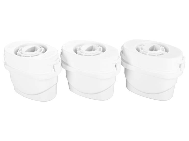 LIVARNO home Wasserfilter-Kartuschen, 3 Stück inkl. Adapter für Brita-Wasserkaraffen Online