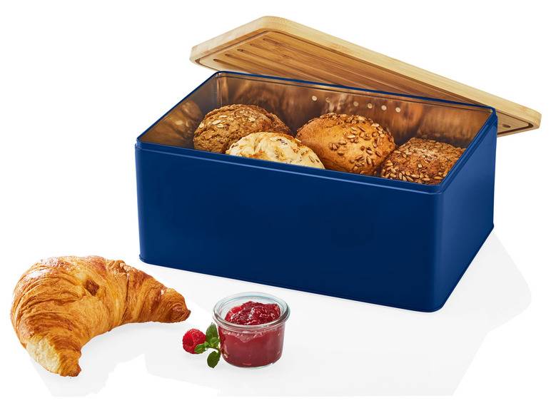 ERNESTO® Brotkasten, mit Bambusdeckel, 2in1 Kostenloser Versand
