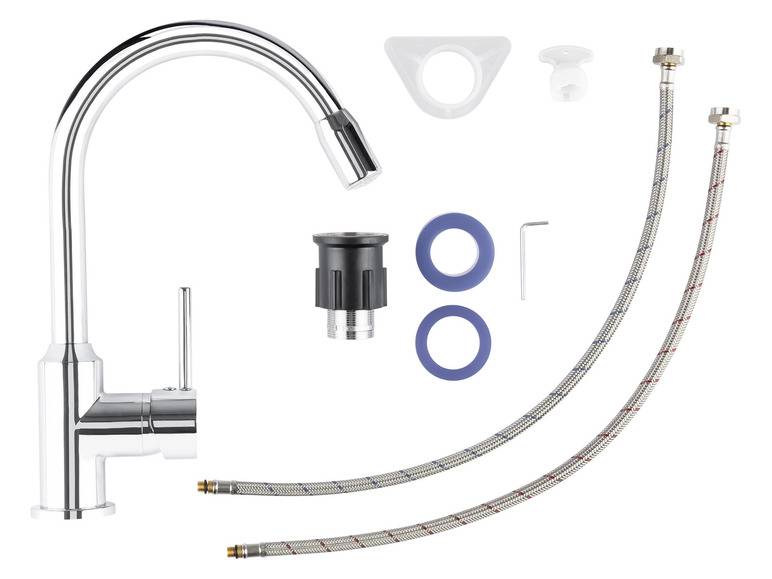 LIVARNO home LED-Spültischarmatur, 360° schwenkbar Limitierter Zeitrabatt