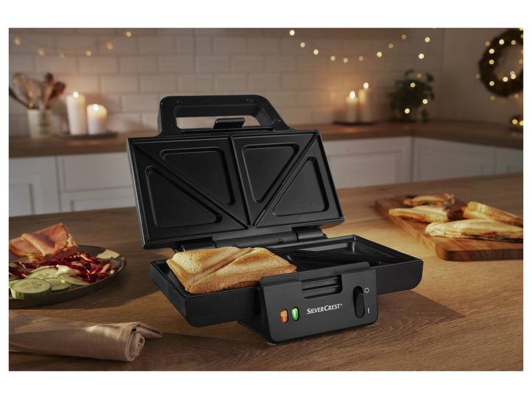 SILVERCREST® KITCHEN TOOLS Sandwichmaker XXL »SSWM 900 A1«, 900 W Zeitlich begrenztes Angebot