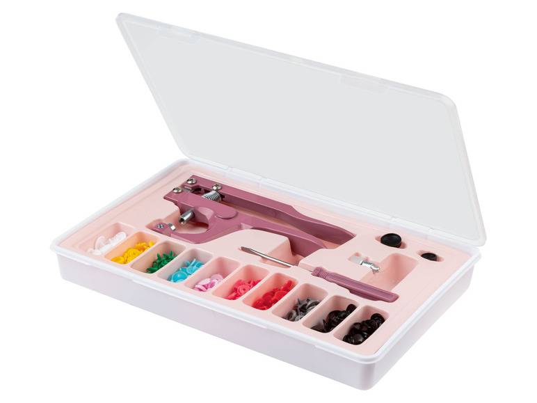 crelando® Druckknopfset, Kunststoff, mit Zange Tägliche Deals