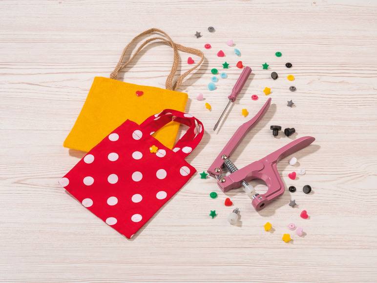 crelando® Druckknopfset, Kunststoff, mit Zange Tägliche Deals