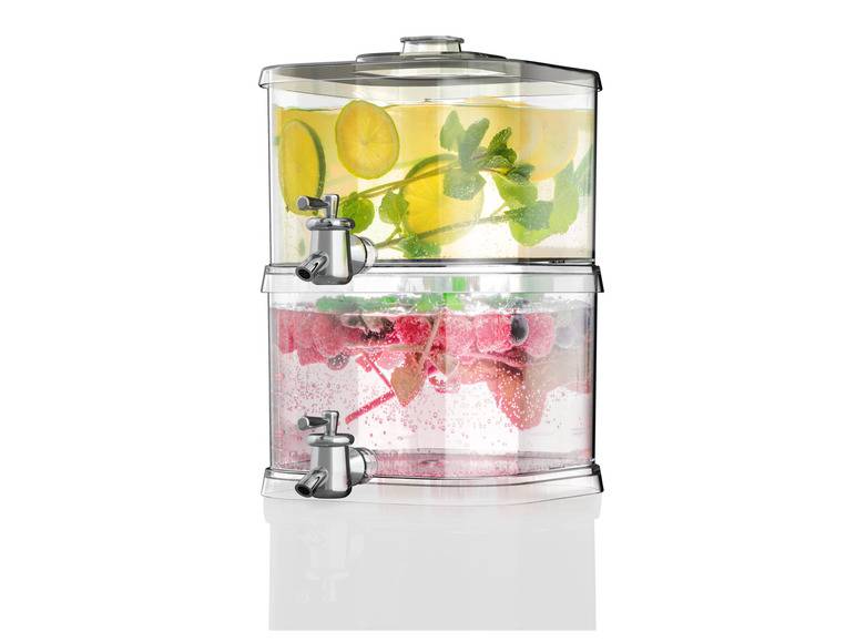 LIVARNO home Getränkespender-Set / Getränkespender, 2 x 4,5 l / 1 x 9 l Speichern exportieren