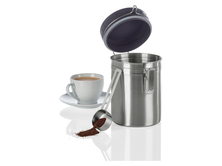 ERNESTO® Kaffee-Aromadose für Bohnen/ Pads, Edelstahl 50% Rabatt für begrenzte Zeit