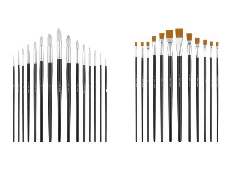 crelando® Rundpinsel- / Flachpinsel-Set, aus Synthetikhaar Blitzverkäufe