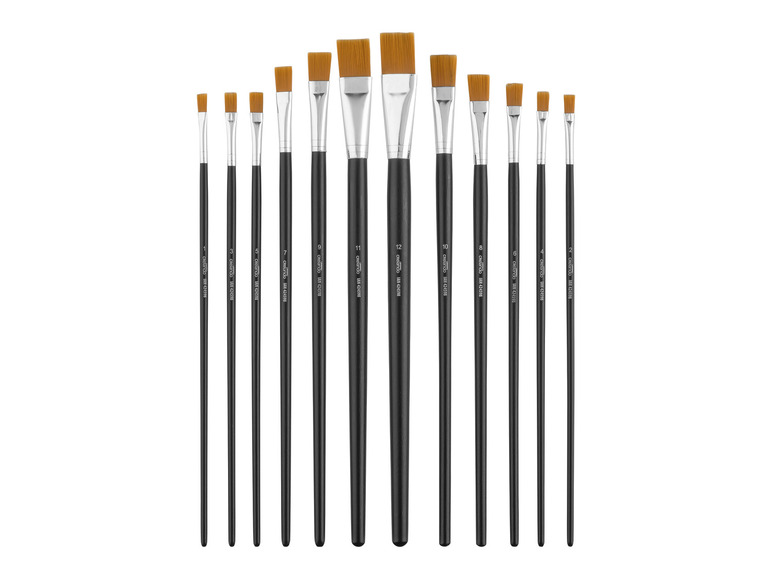 crelando® Rundpinsel- / Flachpinsel-Set, aus Synthetikhaar Blitzverkäufe