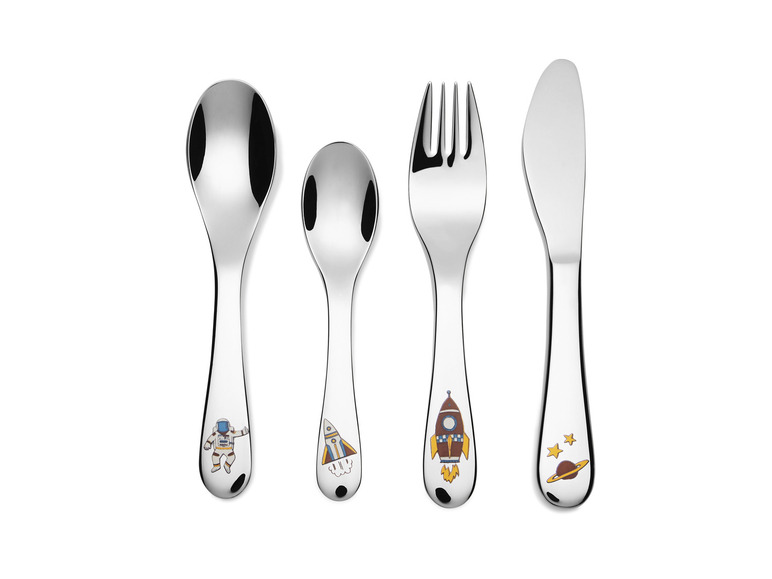ERNESTO® Kinderbesteck-Set, 4-teilig, hochglanzpoliert Fabrikpreis
