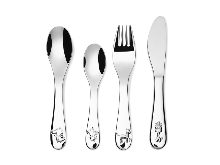 ERNESTO® Kinderbesteck-Set, 4-teilig, hochglanzpoliert Fabrikpreis