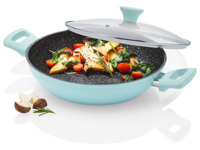 ERNESTO® Servierpfanne, 28 cm, Aluminium, mit Deckel Flash Sale