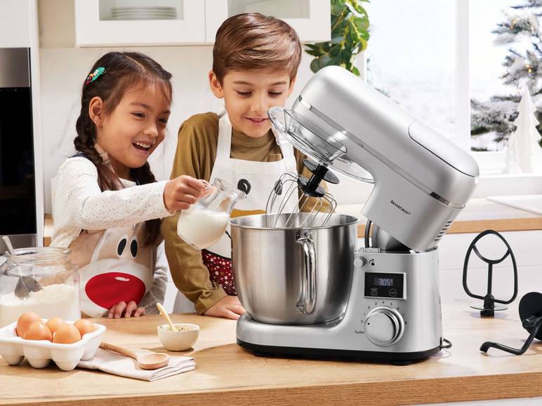 SILVERCREST® KITCHEN TOOLS Küchenmaschine »SKMW 900 A1«, inkl. Waage Super Sparpreis