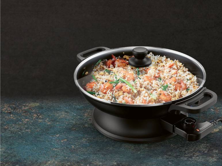 SILVERCREST® KITCHEN TOOLS Elektrische-Multipfanne/Wok, »SEMP 2000 A1«, Ø 33 cm JETZT KAUFEN