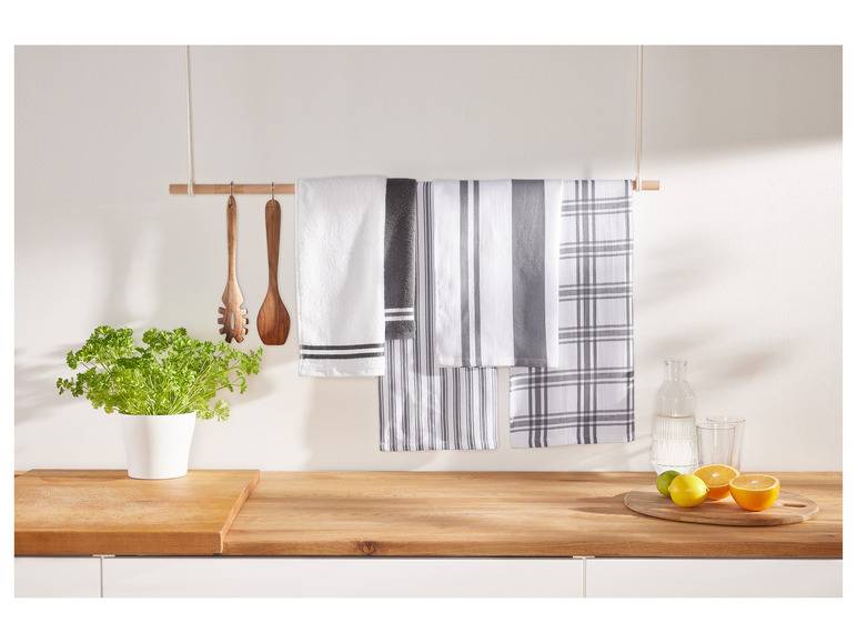 LIVARNO home Küchentuch-Set, 5 Stück Outlet