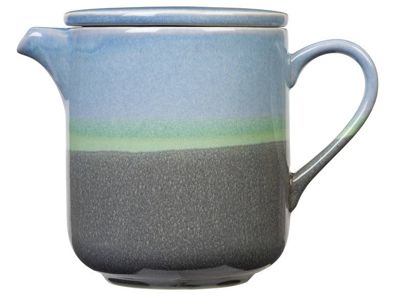 LIVARNO home Kaffeetassen Set / Kaffeekanne, aus glasiertem Steingut im Angebot