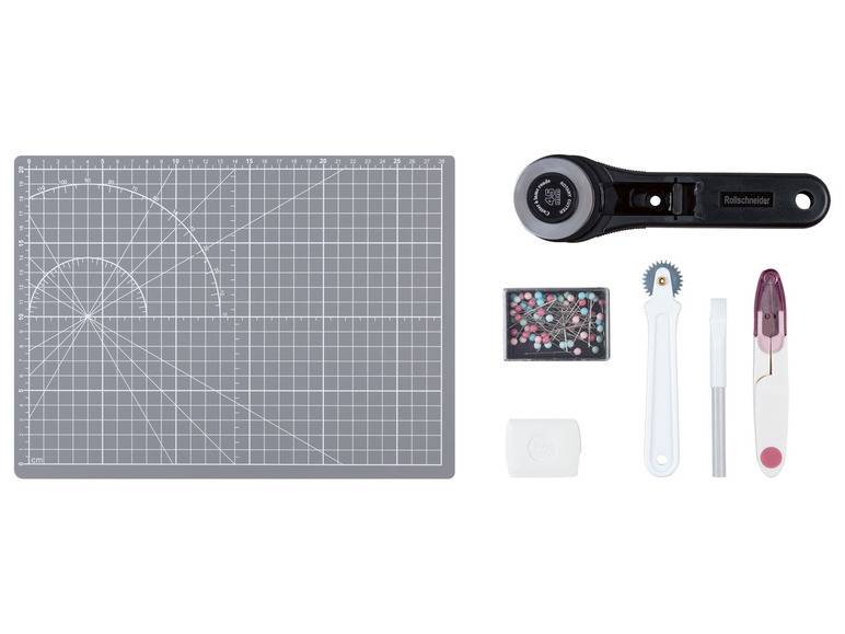 crelando® Profi-Schneiderset / Nähgarn-Kollektion / Schneidematte mit Zubehör Kostenloser Versand