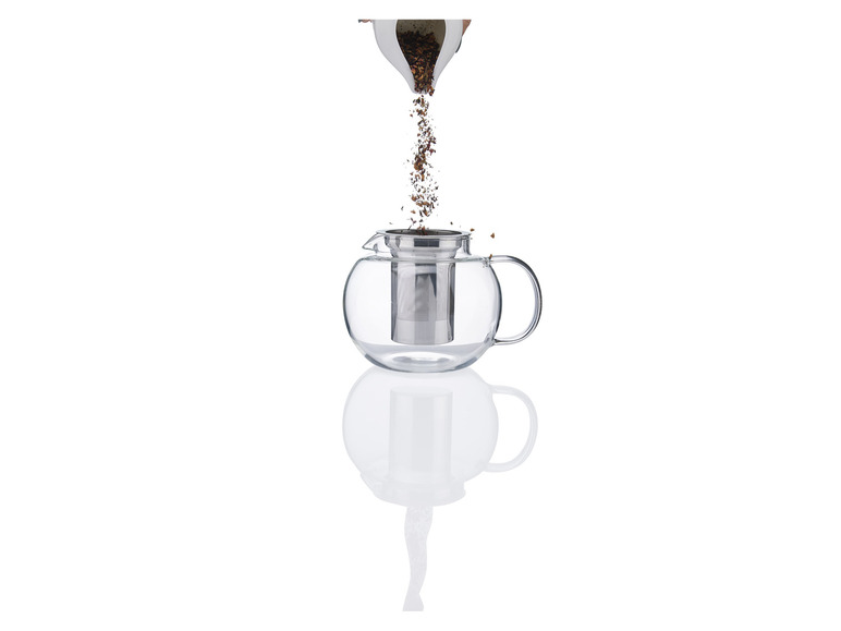 ERNESTO® Glas-Teekanne /-Kaffeebereiter, besonders leicht Limitierter Zeitrabatt