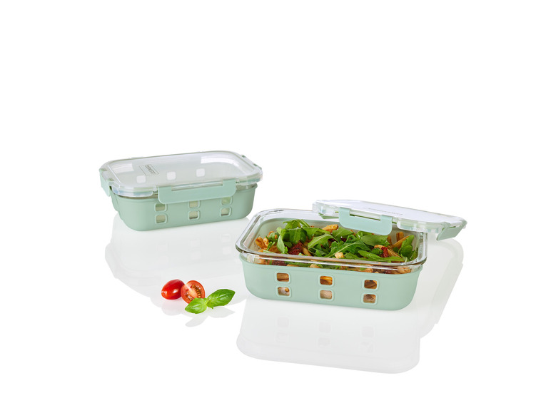 ERNESTO® Glas-Frischhaltedosen-Set, 2 Stück Fabrik Onlineshop