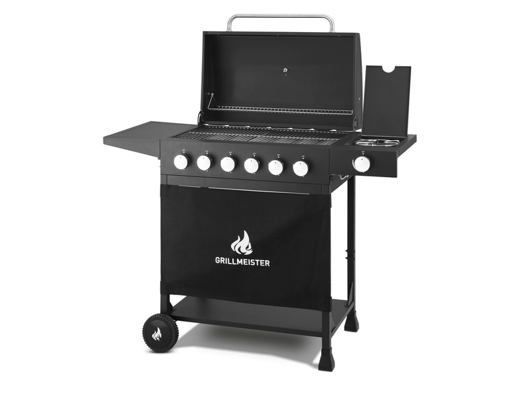 GRILLMEISTER Gasgrill »Memphis«, 6plus1, 18 kW, mit Seitenbrenner Cyber Monday