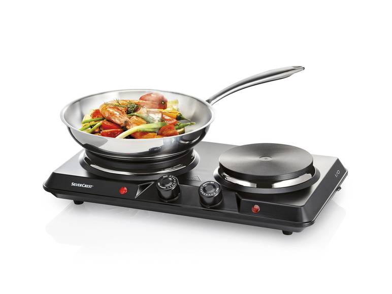 SILVERCREST® KITCHEN TOOLS Doppelkochplatte »SDK 2500 D1«, 2500 W Top Angebot