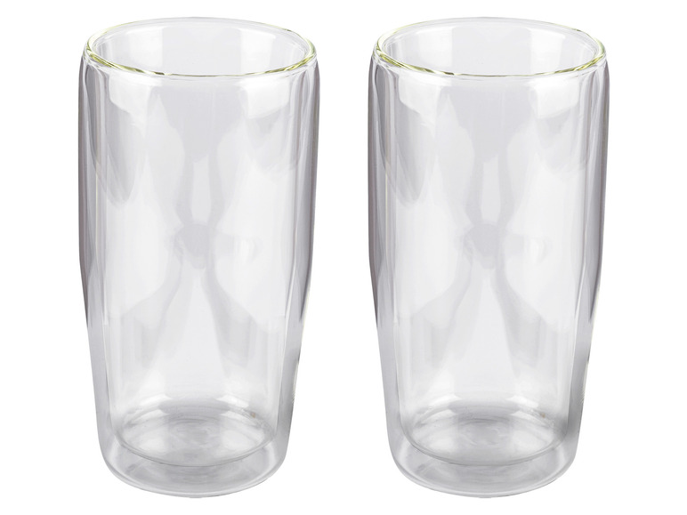 ERNESTO® Doppelwandige Gläser, 2 Stück, aus Borosilikatglas Tägliche Deals