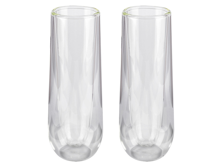 ERNESTO® Doppelwandige Gläser, 2 Stück, aus Borosilikatglas Tägliche Deals