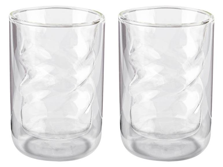ERNESTO® Doppelwandige Gläser, 2 Stück, aus Borosilikatglas Tägliche Deals