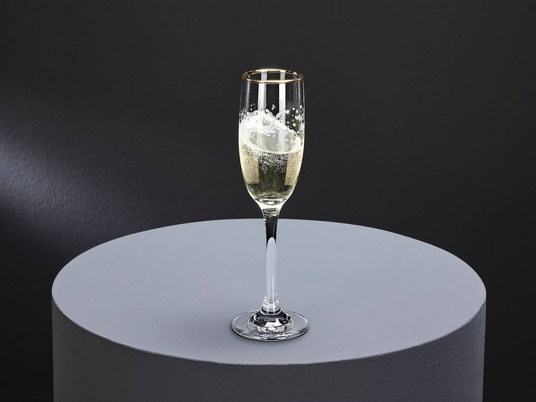 ERNESTO® Glas Set, 6-teilig, mit Goldrand Wochenangebot