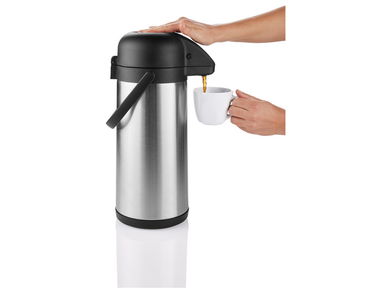 LIVARNO home Isolier-Pumpkanne, 2,8 l, aus Edelstahl Begrenzte Freigabe