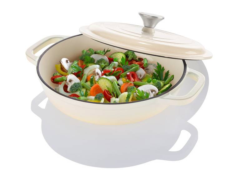 LIVARNO home Gusseisen-Servierpfanne, Ø 25 x H 6 cm Neueste Stile