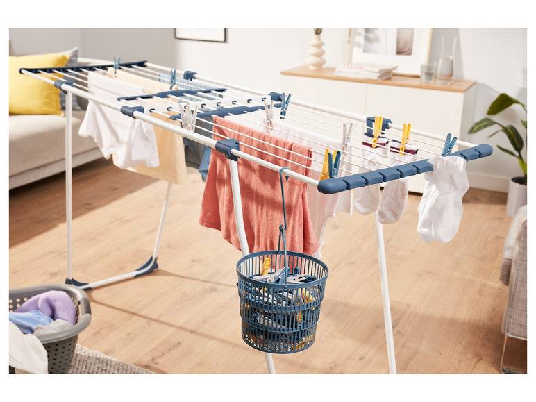 LIVARNO home Wäscheklammern / Teleskopkörbchen mit Wäscheklammern Super Rabatt