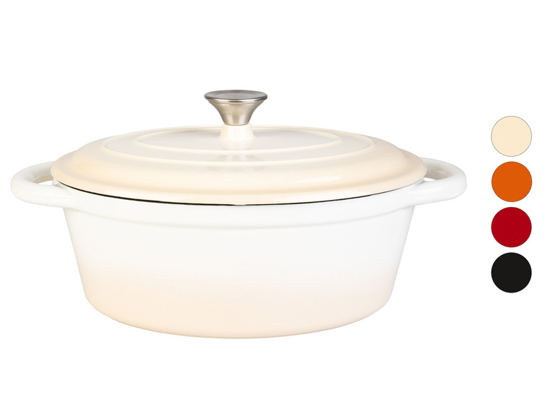 LIVARNO home Gusseisen-Bräter, mit Drop-System, 3,8 l 2025