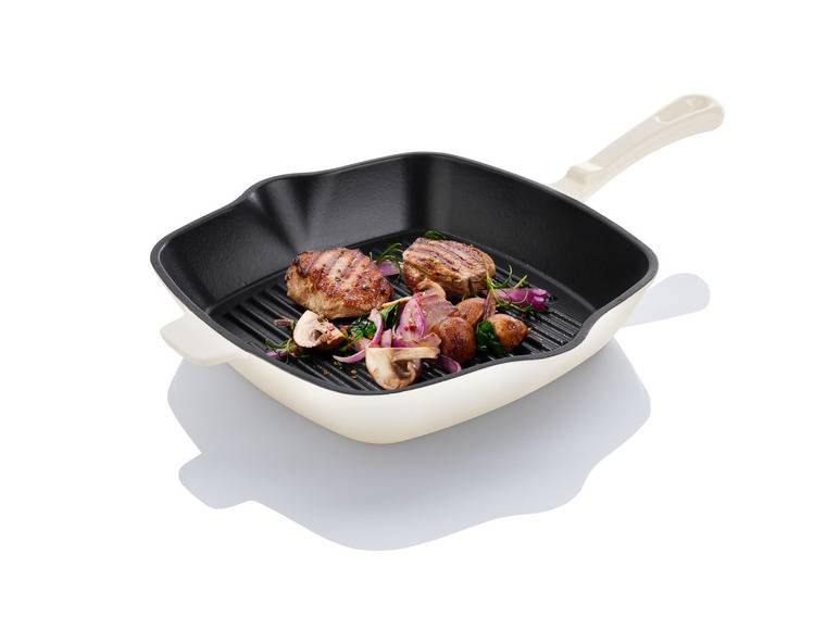 LIVARNO home Gusseisen-Grillpfanne, mit beidseitigem Ausgießer Online
