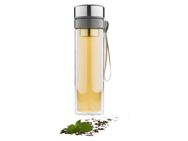 ERNESTO® Trinkflasche mit Zitruspresse/ Trinkflasche mit Infuser Limitierter Zeitrabatt