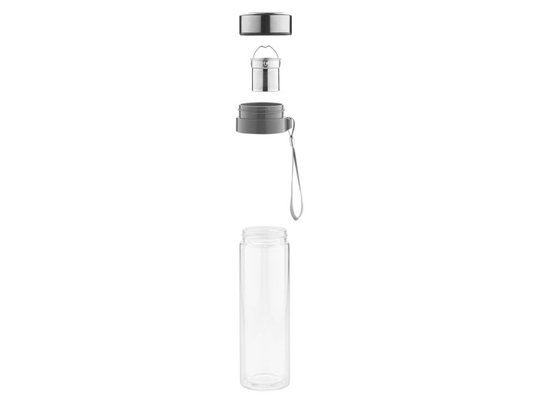 ERNESTO® Trinkflasche mit Zitruspresse/ Trinkflasche mit Infuser Limitierter Zeitrabatt