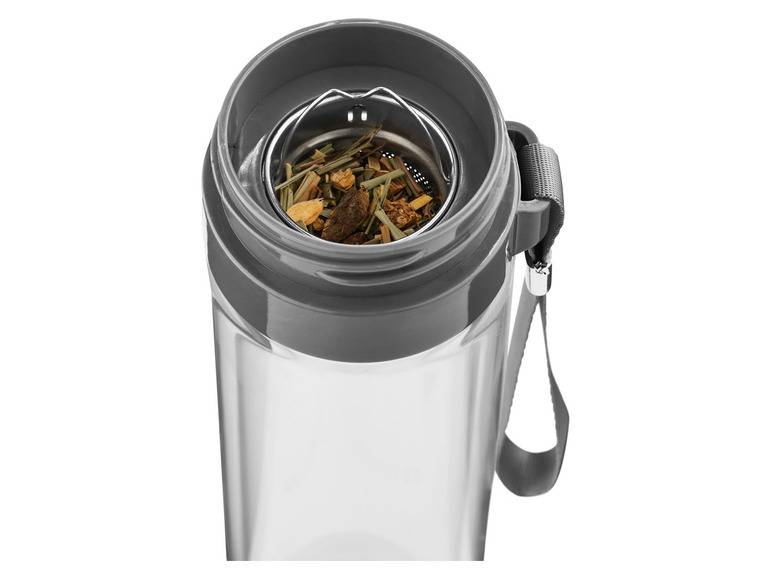 ERNESTO® Trinkflasche mit Zitruspresse/ Trinkflasche mit Infuser Limitierter Zeitrabatt