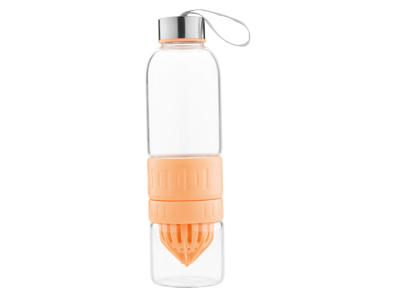 ERNESTO® Trinkflasche mit Zitruspresse/ Trinkflasche mit Infuser Limitierter Zeitrabatt