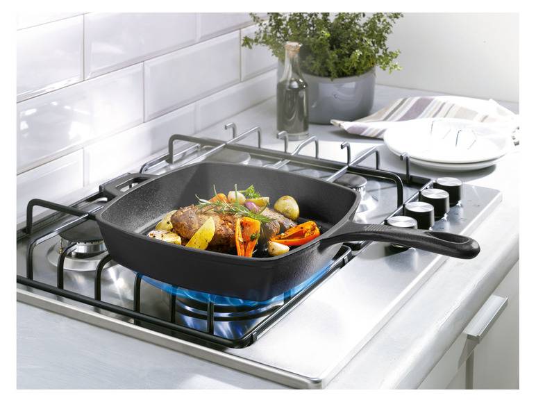 GRILLMEISTER Gusseisen mit Wok und Bratpfanne Online Shopping
