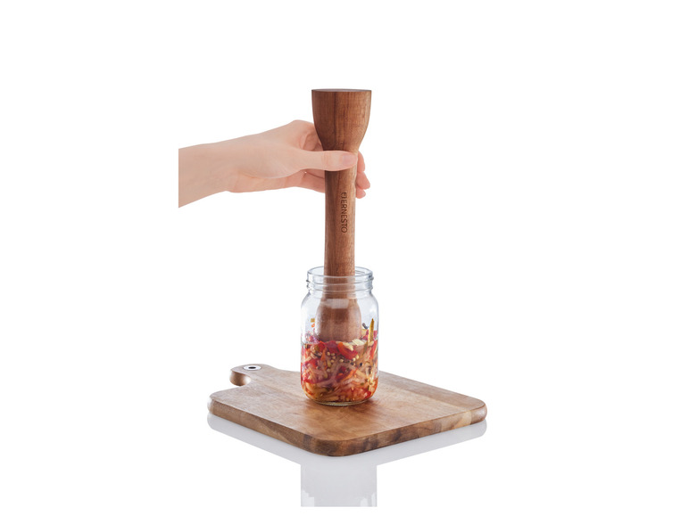 ERNESTO® Fermentier-Holzstampfer \ Fermentier-Glasgewichte Saisonschlussverkauf